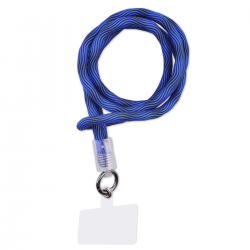  Fashion Mobile Phone Crossbody Lanyard - Dark Blue