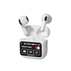  Multifunctional Touch Screen in Ear 5.4 Bluetooth Earphones - White