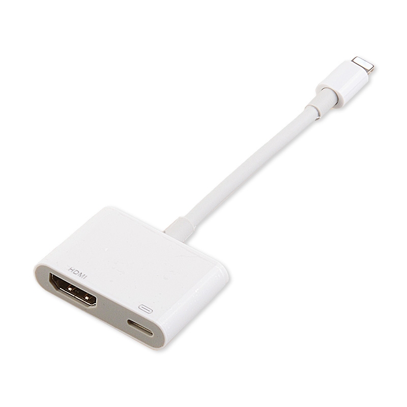 8 Pin to HDMI Adapter for iPhone/ iPad - White