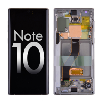  OLED Screen Digitizer with Frame Replacement for Samsung Galaxy Note 10 N970 (Premium) - Aura Glow