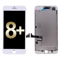  LCD Screen Display with Touch Digitizer and Back Plate for iPhone 8 Plus (Premium Grade) - White