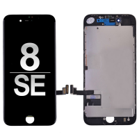  LCD Screen Display with Touch Digitizer and Back Plate for iPhone 8/ SE (2020)/ SE (2022) (High Quality) - Black
