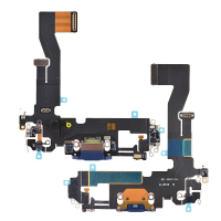  Charging Port with Flex Cable for iPhone 12 (High Quality) - Blue