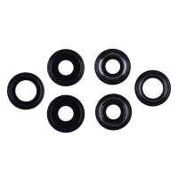  Rear Camera Glass Lens and Cover Bezel Ring for iPhone 11 Pro/ 11 Pro Max(3 Pcs/set) - Black