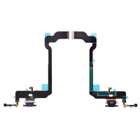  Charging Port with Flex Cable for iPhone XS (High Quality) - Black