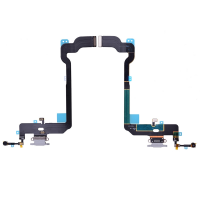  Charging Port with Flex Cable for iPhone XS (High Quality) - Gray