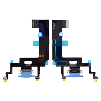  Charging Port with Flex Cable for iPhone XR (High Quality) - Blue