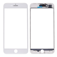  3 in 1 Front Screen Glass Lens with LCD Digitizer Frame and OCA for iPhone 8 Plus - White