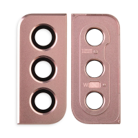  Rear Camera Glass Lens and Cover Bezel Ring for Samsung Galaxy S21 5G G991 - Phantom Pink