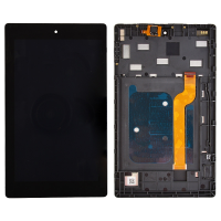  LCD Screen Digitizer Assembly with Frame for Amazon Fire HD 7 (2019) M8S26G - Black