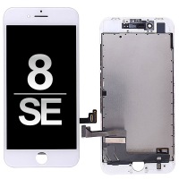  LCD Screen Display with Touch Digitizer and Back Plate for iPhone 8/ SE (2020)(High Quality) - White
