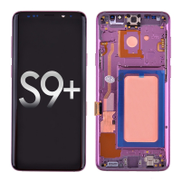  OLED Screen Digitizer with Frame Replacement for Samsung Galaxy S9 Plus G965 (Premium) - Lilac Purple