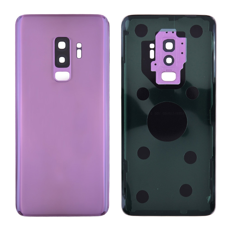 Back Cover with Camera Glass Lens and Adhesive Tape for Samsung Galaxy S9 Plus G965(for SAMSUNG and Galaxy S9+) - Purple