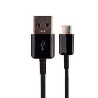  3ft Type-C Fast Charger Data Cable for Samsung - Black