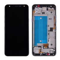  LCD Screen Display with Digitizer Touch Panel and Bezel Frame for LG K40 LMX420/ K12 Plus/ X4(2019) - Silver