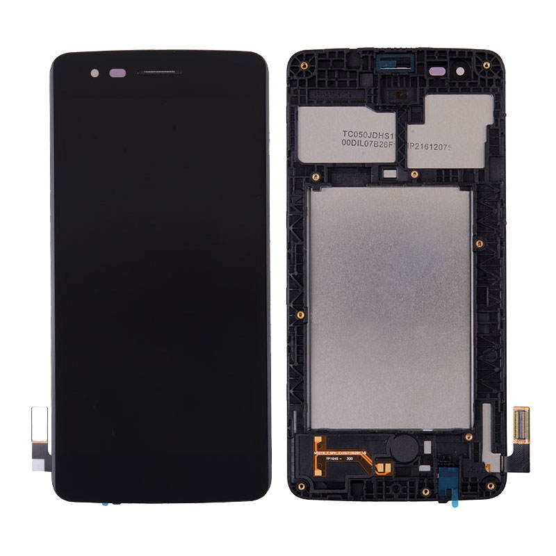 LCD Screen Display with Digitizer Touch Panel and Frame for LG K8 2017 M200N X300 US215/ LG Aristo MS210 (for America Version) (for LG) - Black