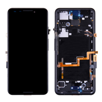  OLED Screen Display with Touch Digitizer Panel and Frame for Google Pixel 3(Black Frame) - Black