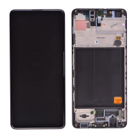  OLED Screen Digitizer Assembly With Frame for Samsung Galaxy A51 2019 A515 (Premium) - Prism Crush Black