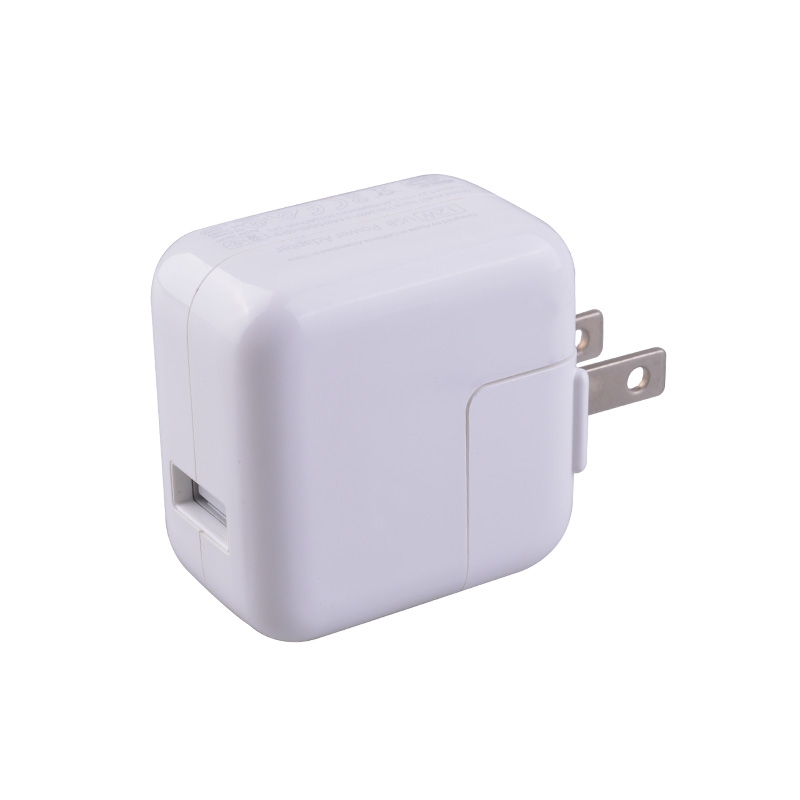 12W USB Power Adapter Wall Charger for iPad - White (High Quality)