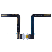  Charging Port with Flex Cable for iPad 7 (2019)/ iPad 8 (2020)/ iPad 9 2021 - White