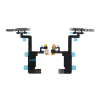  Flex Cable with Power Button Connector, Microphone and Iron Plate for iPhone 6