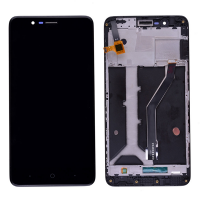  LCD Screen Display with Digitizer Touch Panel and Bezel Frame for ZTE ZMax Pro 2/ Blade Z Max Z982 - Black