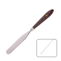  Stainless Steel Opening Pry Tool with Wood Handle for Mobile Phone Repair