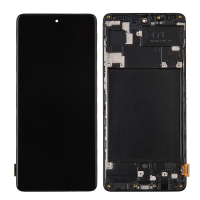  LCD Screen Digitizer Assembly with Frame for Samsung Galaxy A71 (2020) A715 (Incell) - Black