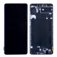 OLED Screen Digitizer Assembly with Frame for Samsung Galaxy A71(2020) A715 - Black