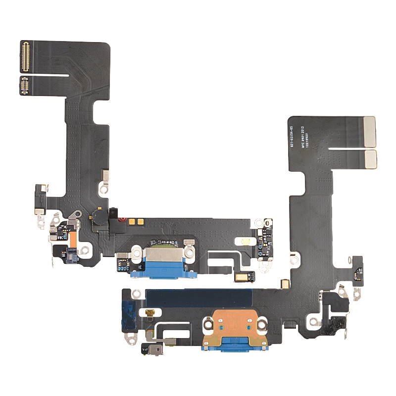 Charging Port with Flex Cable for iPhone 13 (High Quality) - Blue
