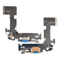  Charging Port with Flex Cable for iPhone 13 (High Quality) - Blue