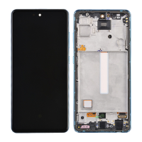  OLED Screen Digitizer Assembly With Frame for Samsung Galaxy A52 5G (2021) A526 (Premium) - Awesome Blue