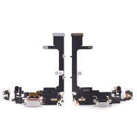 Charging Port with Flex Cable for iPhone 11 Pro (High Quality) - Silver