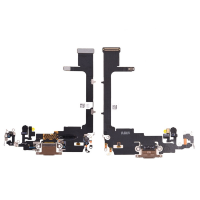  Charging Port with Flex Cable for iPhone 11 Pro (High Quality) - Gold