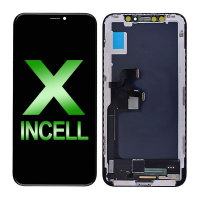  LCD Screen Digitizer Assembly with Frame for iPhone X (Incell/ Aftermarket Plus) - Black