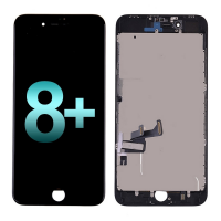  LCD Screen Display with Touch Digitizer and Back Plate for iPhone 8 Plus (Generic Plus) - Black