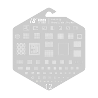  18 Kinds BGA Reballing Stencil for iPhone 12/ 12 mini/ 12 Pro/ 12 Pro Max (IP-08)