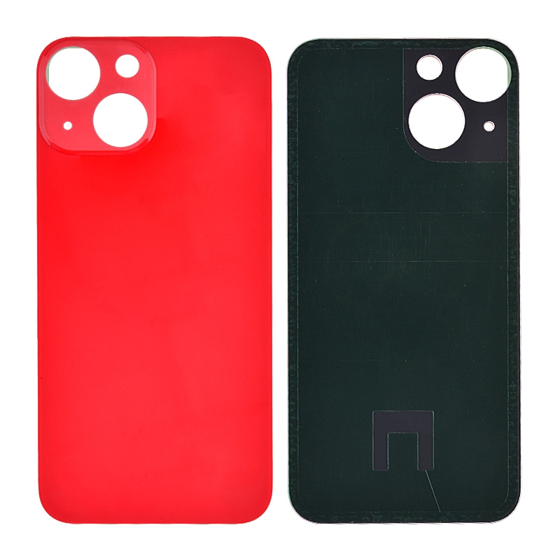 Back Glass Cover for iPhone 13 mini(for iPhone) - Red(Big Hole)