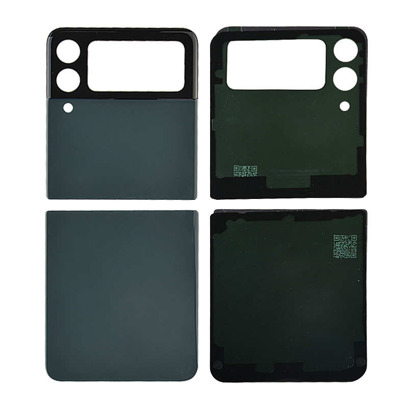 Back Cover with Adhesive Tape for Samsung Galaxy Z Flip3 5G F711 (Up and down cover) - Green