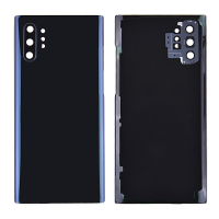  Back Cover with Camera Glass Lens and Adhesive Tape for Samsung Galaxy Note 10 Plus N975(for SAMSUNG) - Aura Black