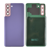  Back Cover with Camera Glass Lens and Adhesive Tape for Samsung Galaxy S21 5G G991 (for SAMSUNG) - Phantom Violet