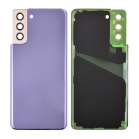  Back Cover with Camera Glass Lens and Adhesive Tape for Samsung Galaxy S21 Plus 5G G996 (for SAMSUNG) - Phantom Violet