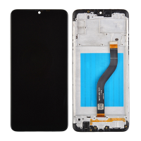  LCD Screen Digitizer Assembly with Frame for Samsung Galaxy A20S (2019) A207 - Black