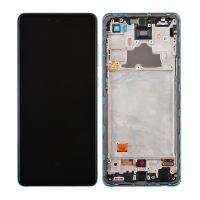  OLED Screen Digitizer Assembly with Frame for Samsung Galaxy A72 5G A726 (Premium) - Awesome Blue