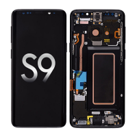  OLED Screen Digitizer with Frame Replacement for Samsung Galaxy S9 G960 (Premium) - Midnight Black