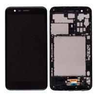  LCD Screen Display with Digitizer Touch Panel and Frame for LG K10 2018/ K30 LM-X410TK - Black