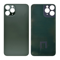  Back Glass Cover with Adhesive for iPhone 11 Pro - Green(No Logo/ Big Hole)
