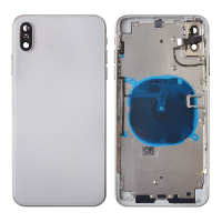  Back Housing with Small Parts Pre-installed for iPhone XS Max(No Logo)- White