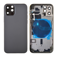  Back Housing with Small Parts Pre-installed for iPhone 12 Pro (for America Version)(No Logo) - Graphite