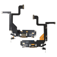  Charging Port with Flex Cable for iPhone 13 Pro (High Quality) - Gold